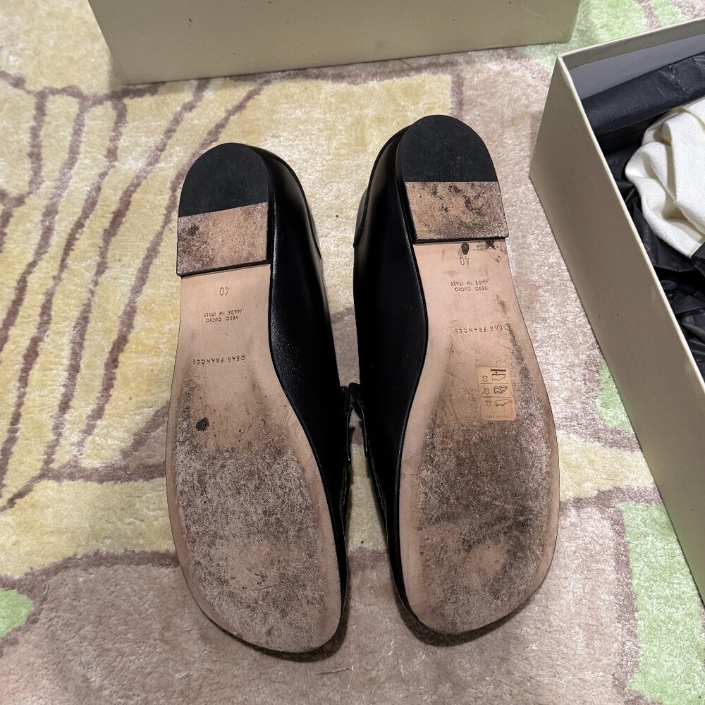 Dear Frances Drew Penny Loafers Black EU40 - Picture 6 of 6